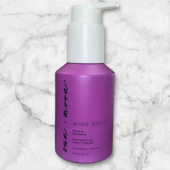 NEW Sun + Moon Wine Not Reverse Restoration Overnight Cream Brand New - Picture 3 of 5